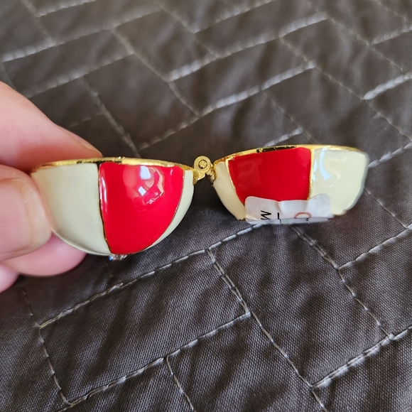 Art Form Objet d' Work of Art Fine Collectibles Enameled Beach Ball Trinket Box - Picture 13 of 16